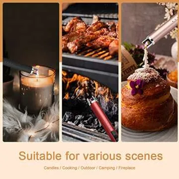 JETPRO Rechargeable Candle Lighter Sleek & Safe Design