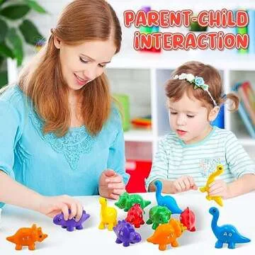 Montessori Dinosaur Alphabet Matching Set for Kids