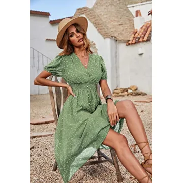 PRETTYGARDEN Flowy Sun Dress for Stylish Summer Wear