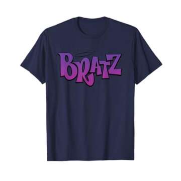 Bratz Flat Purple Gradient Logo T-Shirt: Embrace Your Stylish Side!