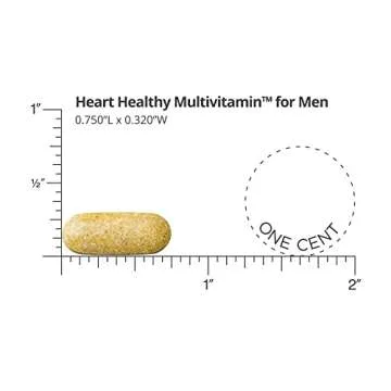 Dr. Sinatra Heart Healthy Multivitamin for Men with Vitamin D 1000 IU, A, B12, C, E, and Zinc, 90 Tablets (30-Day Supply)
