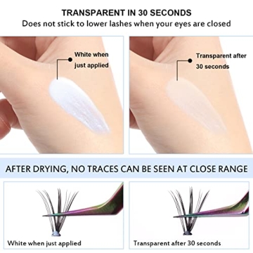 B&Q LASH Bond Waterproof Cluster Eyelash Glue 5 ML