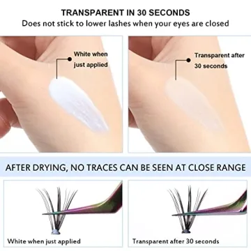 B&Q LASH Bond Waterproof Cluster Eyelash Glue 5 ML