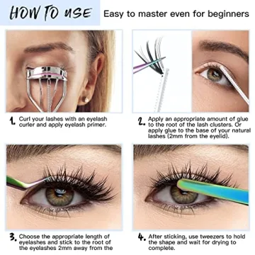 B&Q LASH Bond Waterproof Cluster Eyelash Glue 5 ML