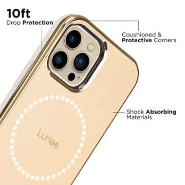 LuMee Lighted Selfie Case for iPhone 13 Pro With LED Lighting