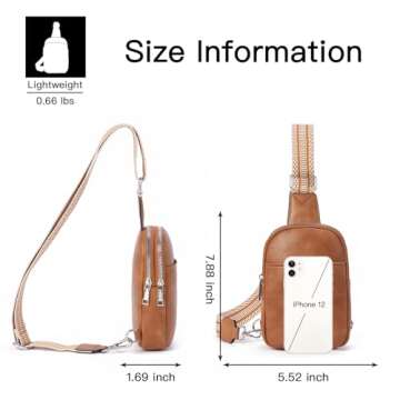 Stylish Vegan Leather Sling Bag for Women