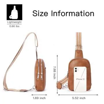 Stylish Vegan Leather Sling Bag for Women