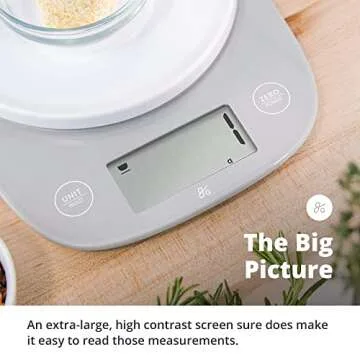 Greater Goods Digital Kitchen Scale with Bowl - Precise & Easy