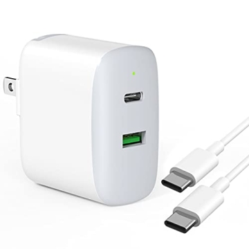 30W Fast Charger for iPad Pro and iPhone with USB C Cord