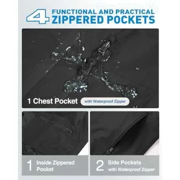 Lightweight Waterproof Rain Jacket for Women - 33,000ft