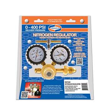 Uniweld RHP400 Nitrogen Regulator 0-400 PSI Precision