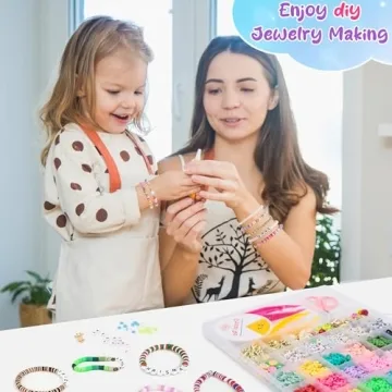 OHOME 5300 Clay Beads Bracelet Making Kit for Creative Kids