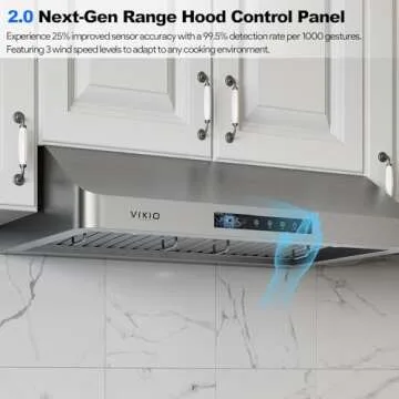 High-Performance 30 Inch Range Hood with Gesture Control