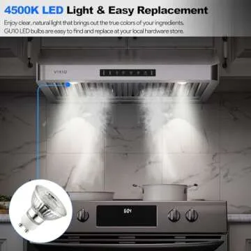 High-Performance 30 Inch Range Hood with Gesture Control