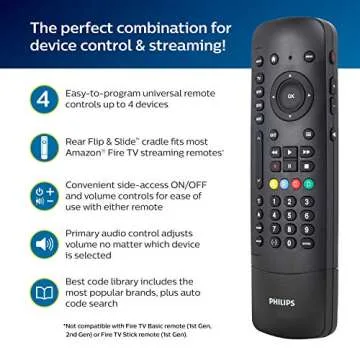 Philips Universal Remote for Fire TV and More