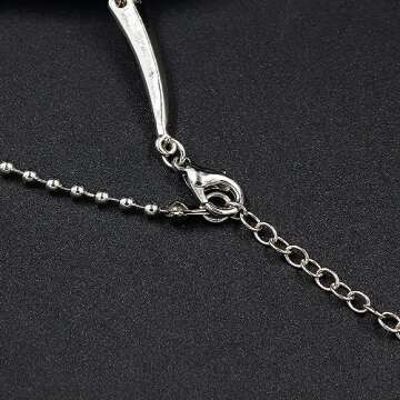 L'VOW Futuristic Silver Steel Half Mask Women Men Cyber Punk Luxury Cosplay Irregular Jewelry Face Chain Cyborg Earring Accessories(Style-3)