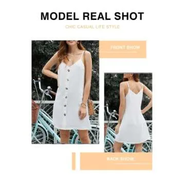 Chase Secret Women's Casual Spaghetti Strap Mini Dress