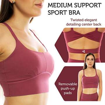 Stylish Women's Workout Outfit Set | High Waisted Leggings & Bra