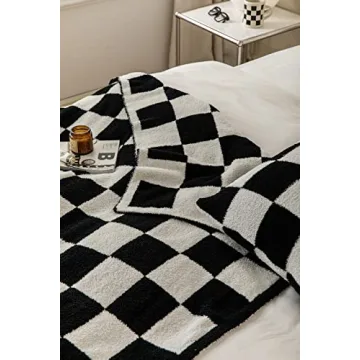 Ultra Soft Cozy Buffalo Checkerboard Throw Blanket for Home