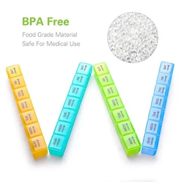 Large Capacity Monthly Pill Organizer with Travel Cases