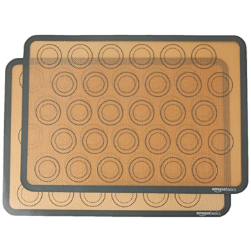 Non-Stick Silicone Baking Mat Set, 2 Pack, 16.5"