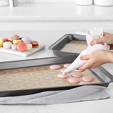 Non-Stick Silicone Baking Mat Set, 2 Pack, 16.5"