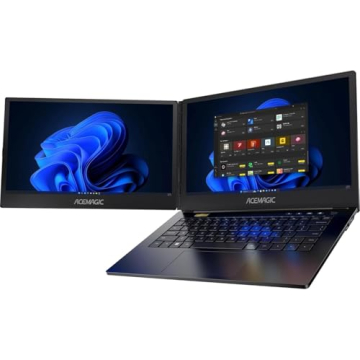 ACEMAGIC X1: Dual Screen Laptop with i7, 16GB RAM & 1TB SSD