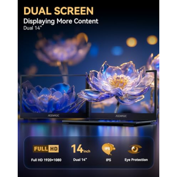 ACEMAGIC X1 Dual Screen Laptop with i7 Processor