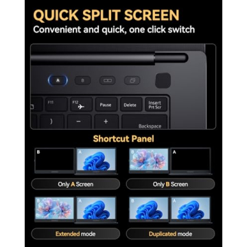 ACEMAGIC X1 Dual Screen Laptop with i7 Processor