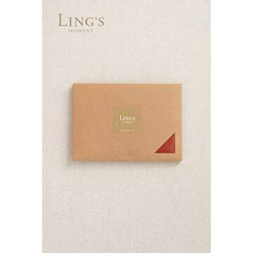 Ling's Moment 14Ft Terracotta Sheer Table Runner for Events