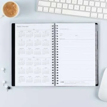 Blue Sky 2024 Weekly and Monthly Planner, January - December, 5" x 8", Flexible Cover, Wirebound, Enterprise (144726)