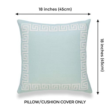 Hofdeco Coastal Decorative Throw Pillow Cover 18"x18"