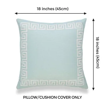 Hofdeco Coastal Decorative Throw Pillow Cover 18"x18"