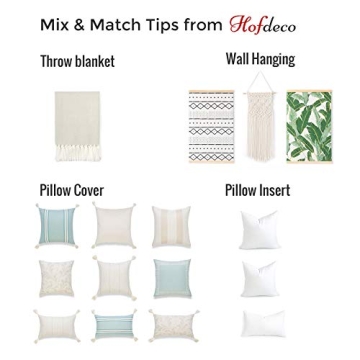 Hofdeco Coastal Decorative Throw Pillow Cover 18"x18"