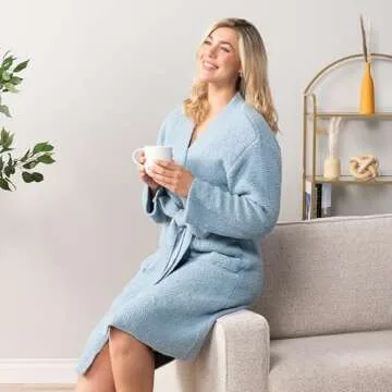 PAVILIA Women's Plush Robe - Soft & Cozy Bathrobe