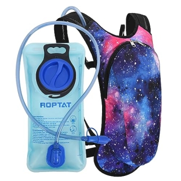 Roptat Hydration Backpack Pack with 2L Hydration Bladder - Lightweight Water Backpack Keeps Water Co...