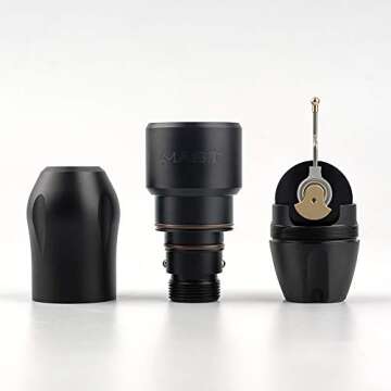 Mast Tattoo Kit Tour Pro Tattoo Gun Tattoo Power Supply Rotary Pen Machine Kit 20 Pieces Tattoo Cartridge Needles (Tour Pro Kit)