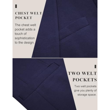 COOFANDY Men's Casual Knit Blazer - Stylish Comfort