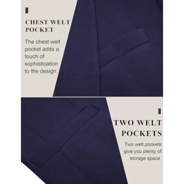 COOFANDY Men's Casual Knit Blazer - Stylish Comfort