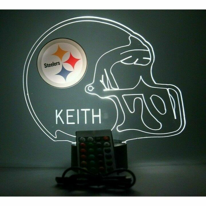 Custom Pro Football Helmet LED Night Light