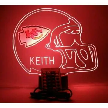 Custom Pro Football Helmet LED Night Light