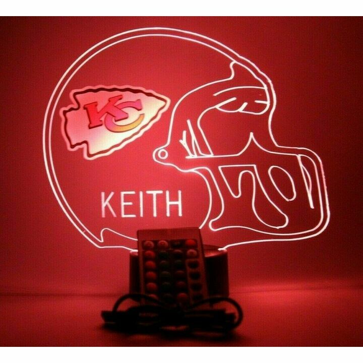 Custom Pro Football Helmet LED Night Light