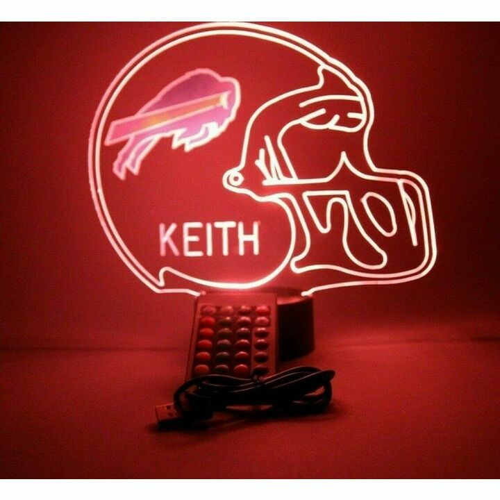 Custom Pro Football Helmet LED Night Light