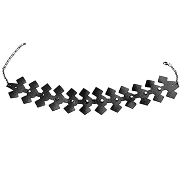 AMZCOS Black & Light Blonde Wig for Cosplay and Halloween