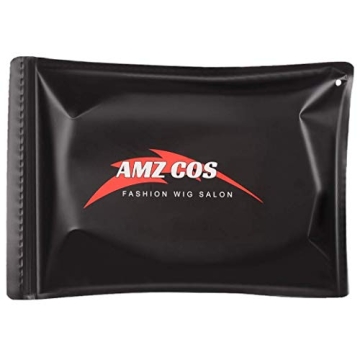 AMZCOS Black & Light Blonde Wig for Cosplay and Halloween