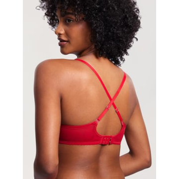 DOBREVA Sexy Lace Push Up Bra Sheer Balconette Plus Size