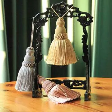Colorful Key Tassels for Home Decor - 2PCS Quality.