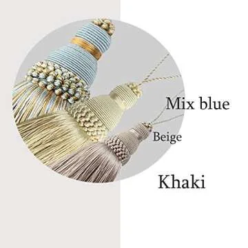 Colorful Key Tassels for Home Decor - 2PCS Quality.