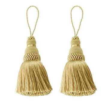 Colorful Key Tassels for Home Decor - 2PCS Quality.