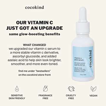 COCOKIND Vitamin C Serum with Sea Grape Caviar, 1 FZ